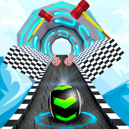 Rolling Ball Sky Race Games 3D logo