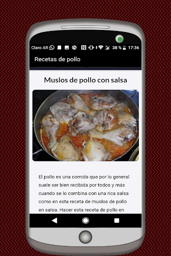 Recetas de Pollo Asado y Frito Screenshot 4 - AppWisp.com