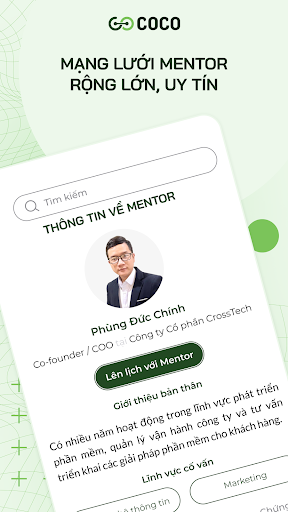 COCO - Kết nối Mentee-Mentor Screen 3