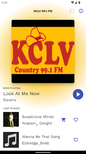 Android application KCLV 99.1 screenshort