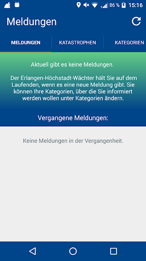 Android application ERH screenshort