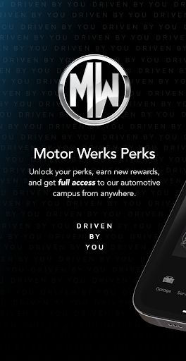 Android application Motor Werks Perks screenshort