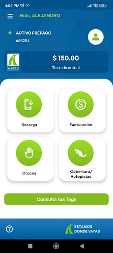 Viapass Screen 3