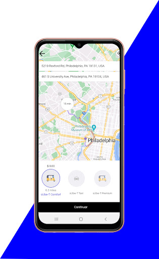 Android application sUbe-T User screenshort