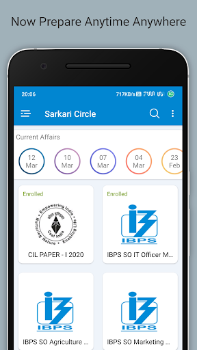 Android application Sarkari Circle Mocktest Series screenshort