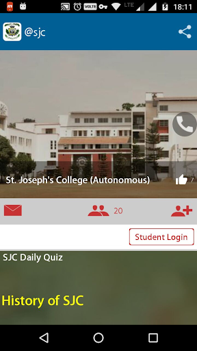 St. Joseph's College Bangalore Screenshot 2 - AppWisp.com