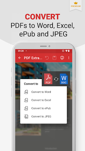 PDF Extra - مسح ضوئي وعرض وملء وتوقيع وتحويل وتحرير