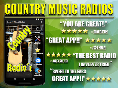 Captura 1 Música Country americana android