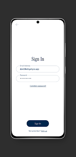 Android application LSH LUXE screenshort