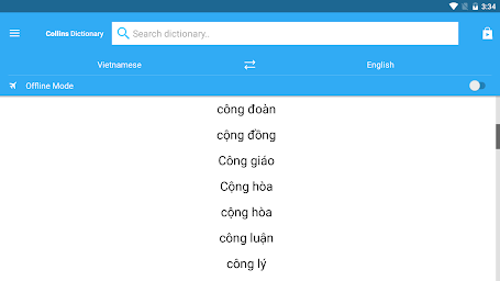 Collins Vietnamese Dictionary