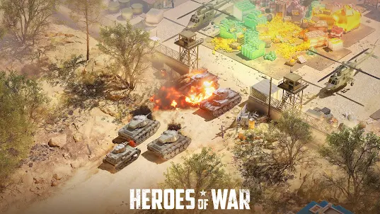 Heroes of War: WW2 army games