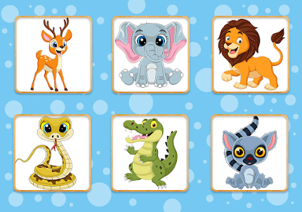 Animal puzzles for toddlers