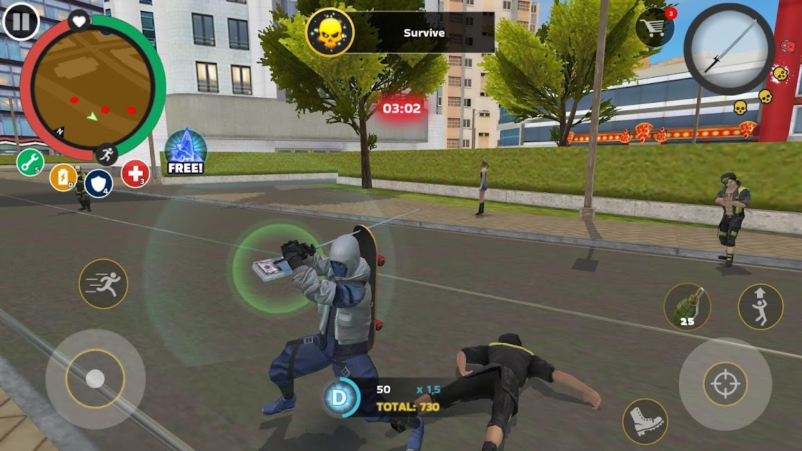Rope Hero Mafia City Wars Mod APK at techtodown