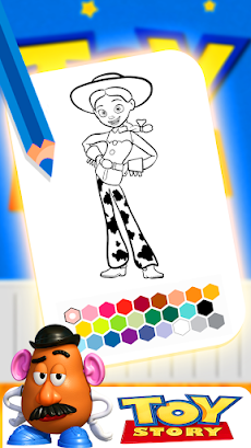 Toy Story coloring cartoon fanのおすすめ画像1