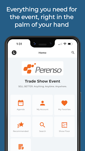 Android application Perenso Event Explorer screenshort