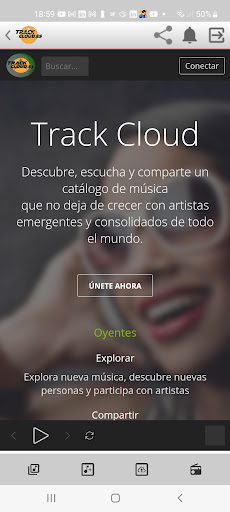 Trackcloud APP Screen 2