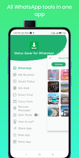 Android application Status saver screenshort