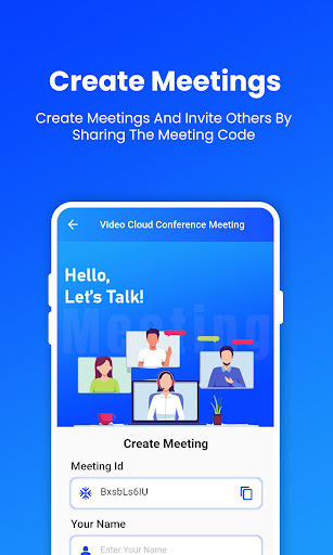 Video Cloud Conference Meeting Screen 3