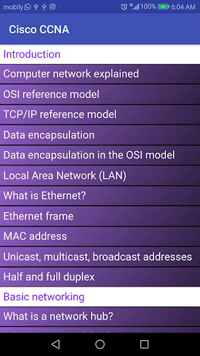 Cisco CCNA Course Exam 200-120 Screen 2