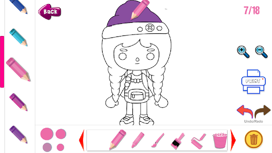 Toca Boca Coloring Pages Printable for Free Download