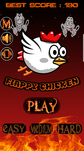 Android application Flappy Funny Chicken screenshort