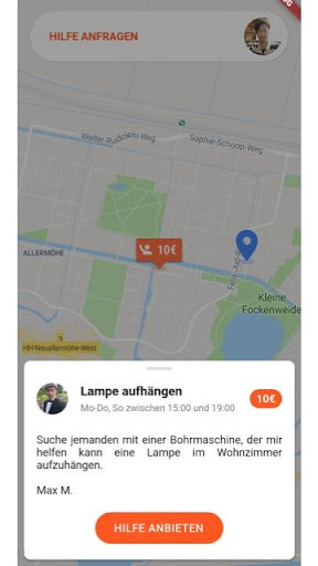 Heme - Hilfe Marktplatz Screen 2