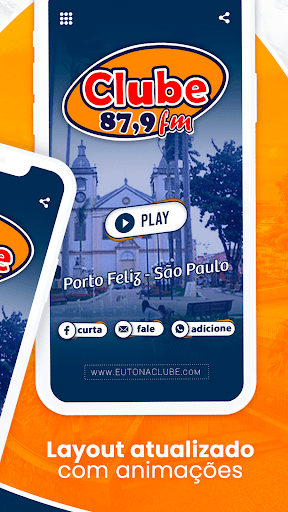 RADIO CLUBE FM PORTO FELIZ Screen 3