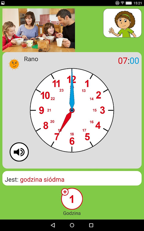 Nauka godzin na zegarze - 1.21 - (Android)