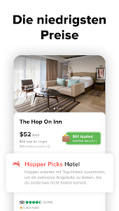 Hopper: Flug, Hotel & Auto