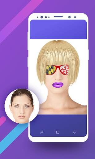 Android application Funny Face Changer screenshort