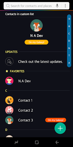 Aurora Samsung Galaxy Theme Screen 3