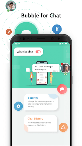 Android application Bubble for Chat - No Last Seen screenshort