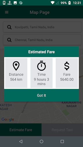 Mitrah - Taxi Booking App - Ri Screenshot 4 - AppWisp.com