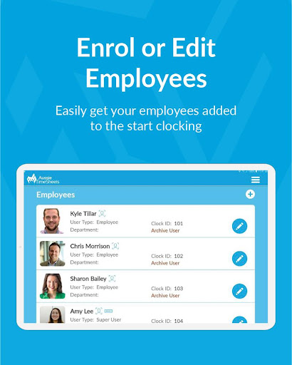 Aussie Time Clock Kiosk