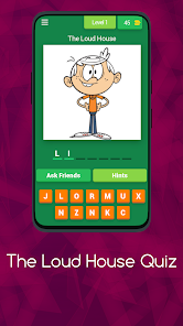 The Loud House Quiz 10.1.6 APK + Mod (Unlimited money) إلى عن على ذكري المظهر