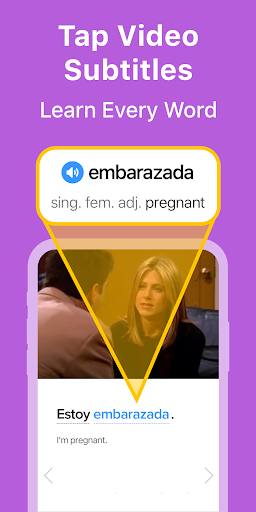 Android application FluentU: Learn Language videos screenshort
