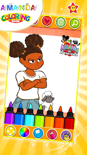 Amanda The Adventurer coloring