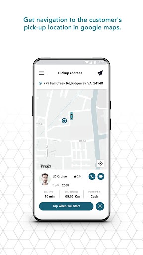 HCA-Go Driver Screen 3