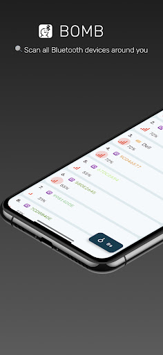 Android application Scan Bluetooth screenshort
