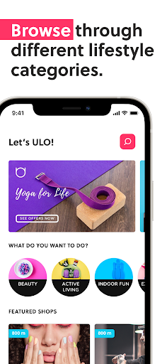 Android application ULO - TimeReward Deals screenshort