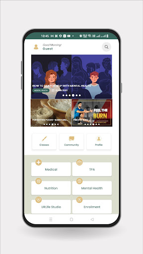 UR.Life: Health & Wellness Screenshot 1 - AppWisp.com