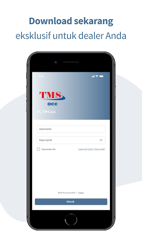 Android application TMS acc screenshort