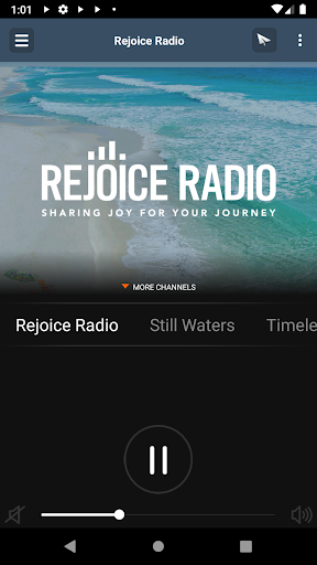 Android application Rejoice Radio screenshort