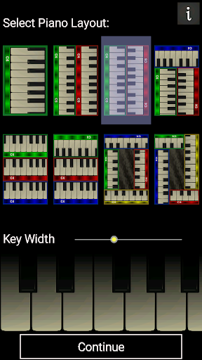 Android application Multi Piano screenshort