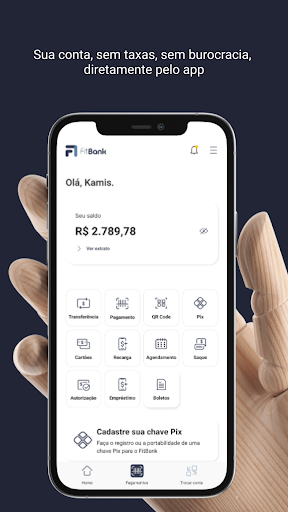 Android application Fitbank Pay screenshort