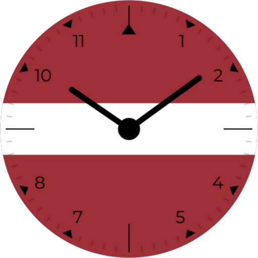 Latvia Analog Watch Face logo