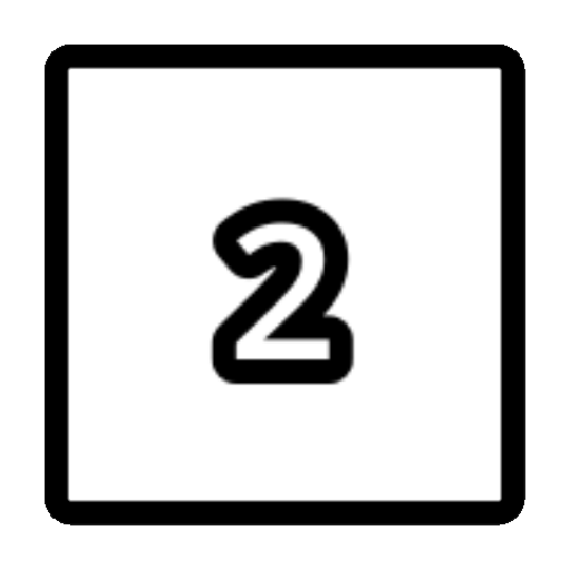 Simple 2048 logo