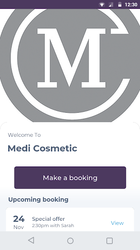 Android application Medi Cosmetic screenshort