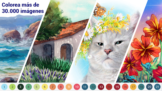 Gato para pintar por números- Kit de Pinturas por Números Paint by numbers  – Pintala Cuadros