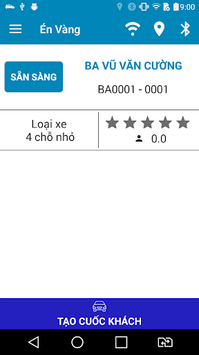 Android application Lái xe Én Vàng screenshort